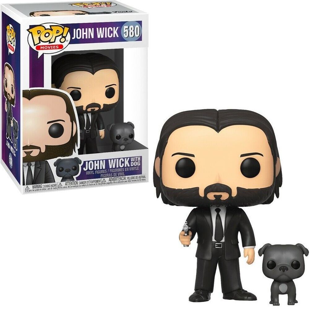 PlayΤime Τoyshop. Παιχνίδια για όλους. Funko Pop! Vinyl-John Wick With Dog (John Wick) (580)