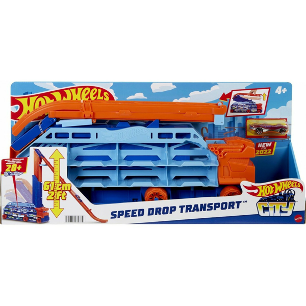 Hot Wheels Νταλίκα Αυτοκινητόδρομος (HDY92)