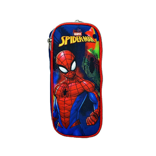 Spiderman Κασετίνα Βαρελάκι Οβάλ Silver Eyes (337-06144)