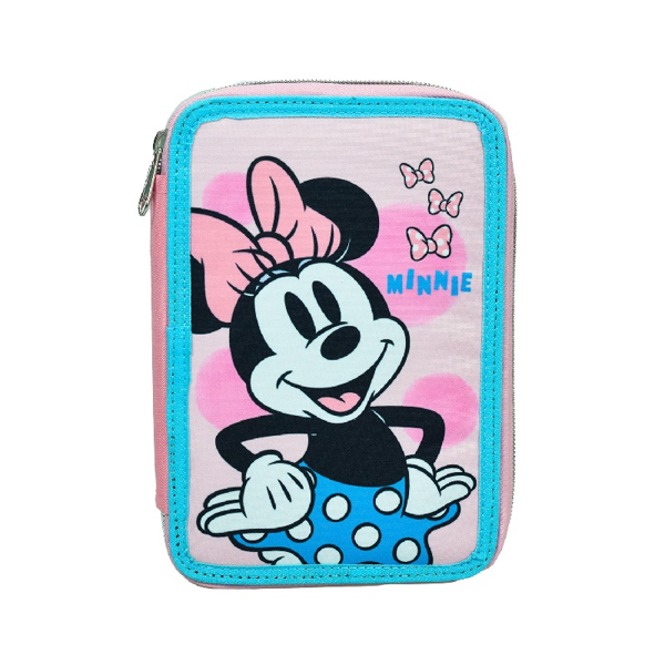 Minnie Mouse Κασετίνα Διπλή Γεμάτη (340-38100)