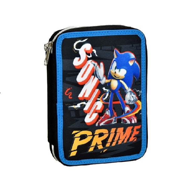 Sonic The Hedgehog Κασετίνα Διπλή Γεμάτη Prime (334-84100)