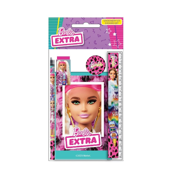 Barbie Extra Σχολικό Σετ (349-76755)