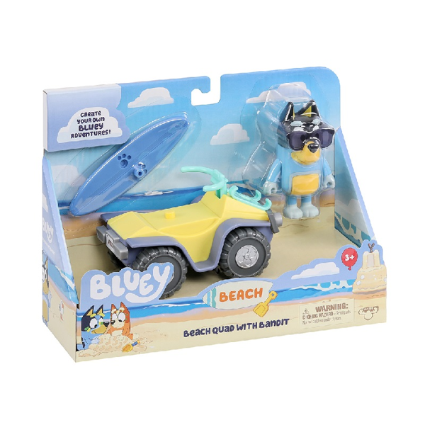 Bluey Beach Quad With Bandit (BLY62110)