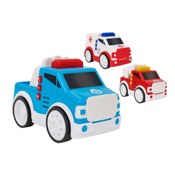 Vitamina G Emergency Vehicles Push & Go (05344)