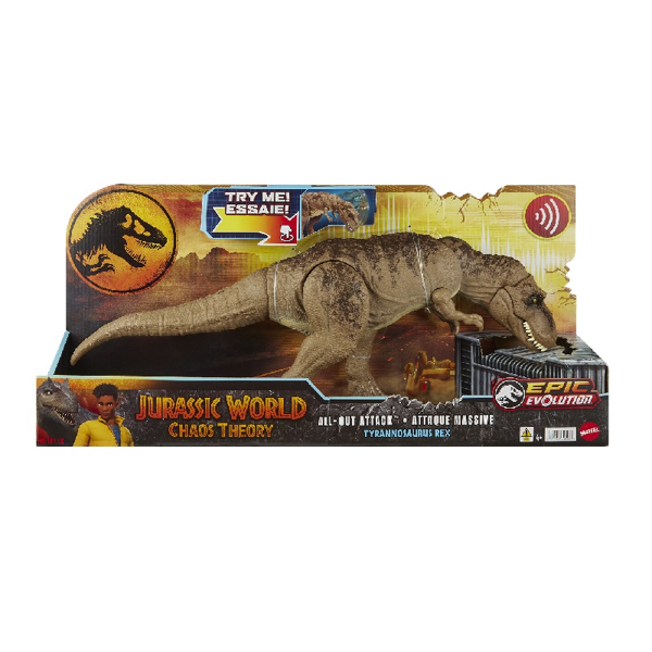 Jurassic World Chaos Theory Tyrannosaurus Rex All-Out Attack (HXF53)