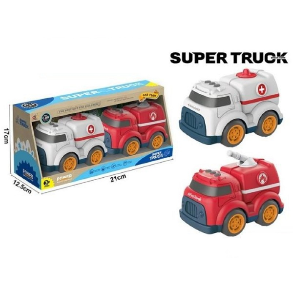 Super Truck Σετ Οχήματα Διάσωσης (618-26)