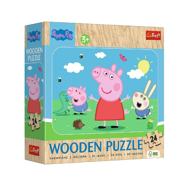 Trefl Wooden Puzzle 24τεμ Peppa Pig (20262)