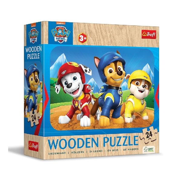 Trefl Wooden Puzzle 24τεμ Paw Patrol (20265)