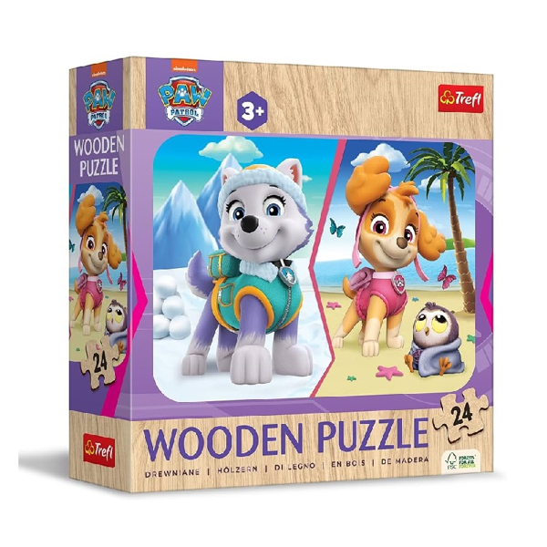 Trefl Wooden Puzzle 24τεμ Paw Patrol Girl (20266)