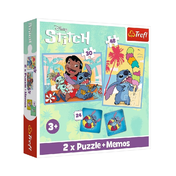 Trefl Puzzle 2in1 & Memos Lilo & Stitch (93585)