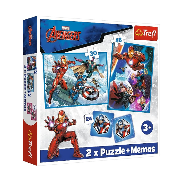 Trefl Puzzle 2in1 & Memos Avengers (93333)