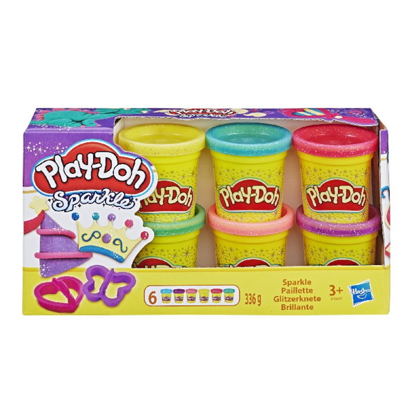 Play-Doh Sparkle Set 6τεμ. (A5417)