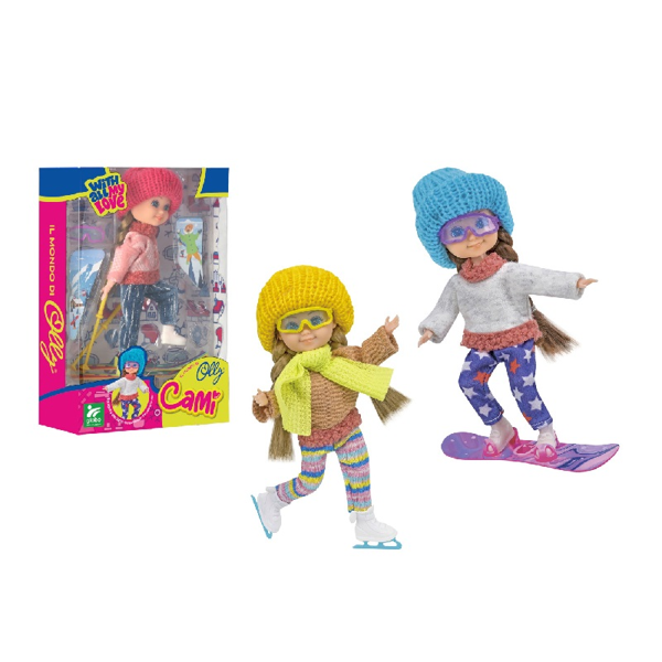 Cami Doll Winter Sports 3 Σχέδια (42564)